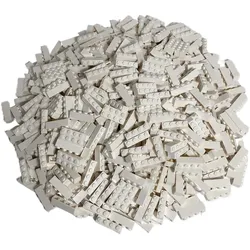 LEGO 1x4 Steine Weiss - 500 Stück - White Bricks 3010 (3010, LEGO Zubehör)