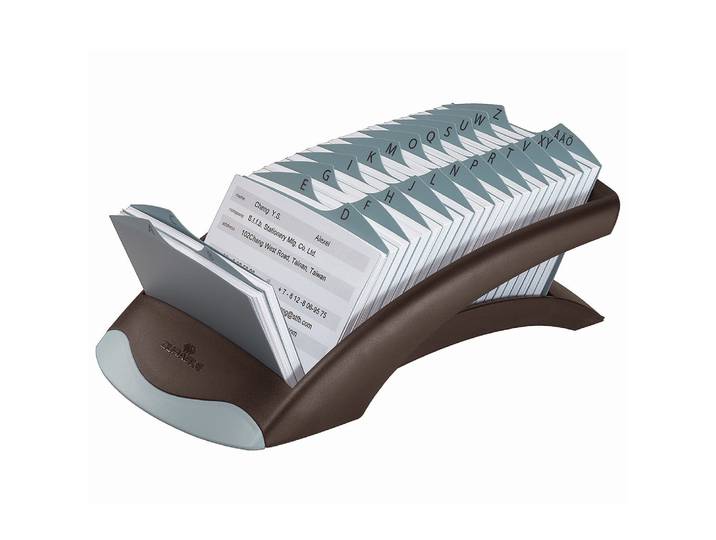 Durable Fichiers Telindex Flip linéaire pour fiches contact