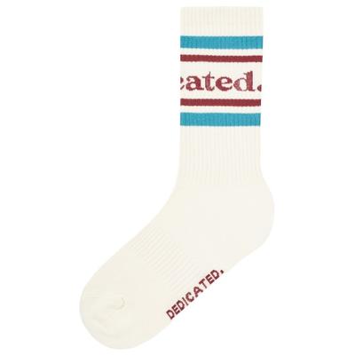 DEDICATED - Sport Socks Ullevi Logo - Multifunktionssocken 41-45 | EU 41-45 weiß