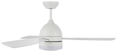 Lucci AIR Vector Deckenventilator 35W (Ø x H) 130cm x 10cm Weiß mit Fernbedienung