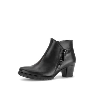 Stiefelette GABOR, Damen, Gr. 35, Textil, schwarz, Kalbsleder, unifarben, Schuhe Stiefelette, Blockabsatz, Ankleboots, Topseller