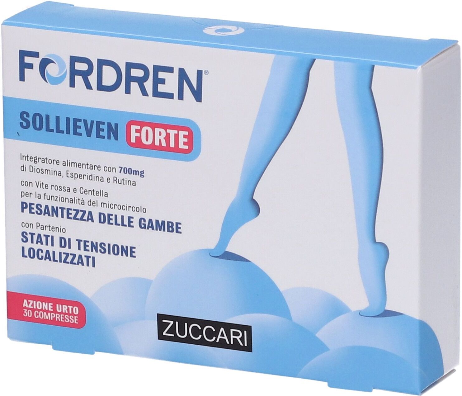 ZUCCARI Srl Fordren Sollieven Forte, 30 Compresse