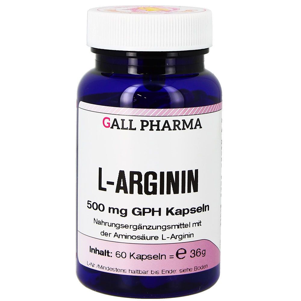 L-Arginin 500 mg GPH Kapseln 60 St