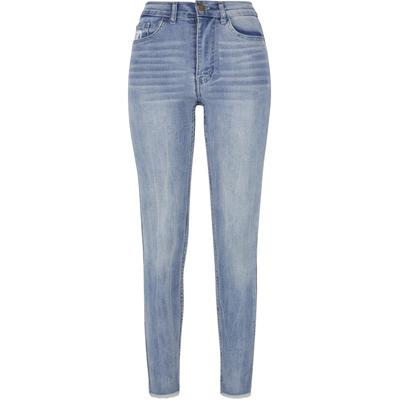 Bequeme Jeans KARL KANI "Karl Kani Damen Karl Kani OG Skinny Denim", Damen, Gr. 26, Normalgrößen, blau (lightblau), 100% Baumwolle, unifarben, Jeans