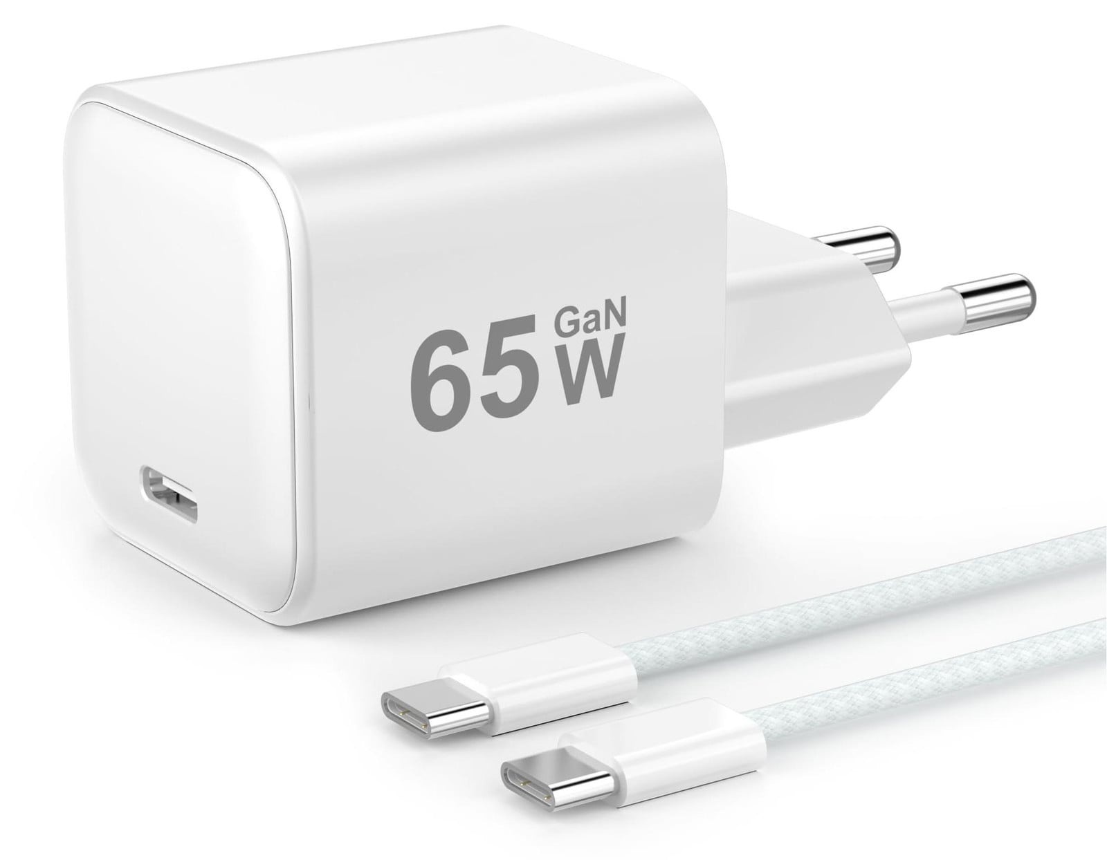 YISH 65W USB-C oplader - GaN netadapter met USB-C stekker voor diverse apparaten