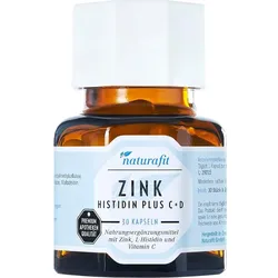 Naturafit Zink Histidin Plus C+d 30 ST