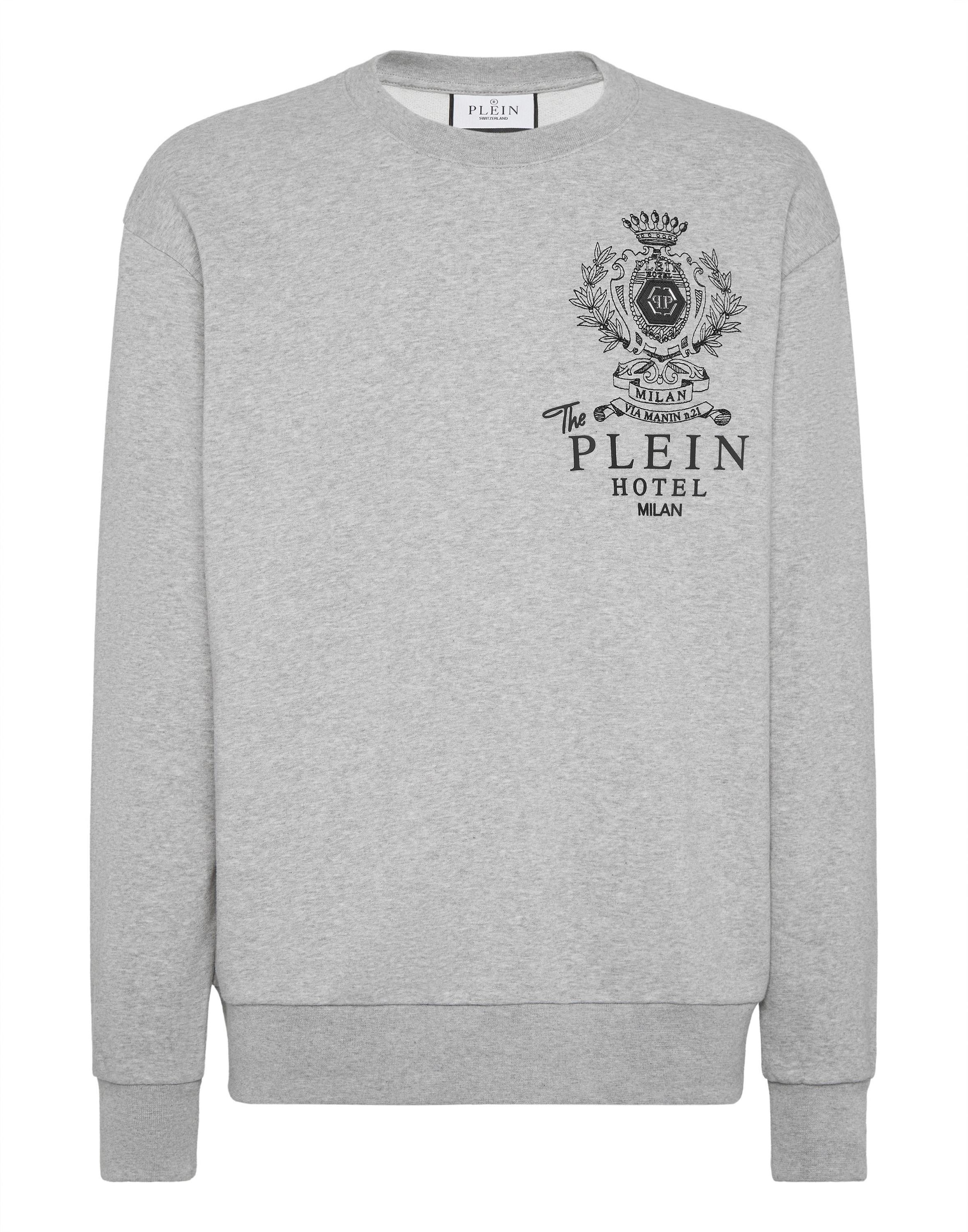 Fleece Round Neck Sweatshirt Plein Hotel