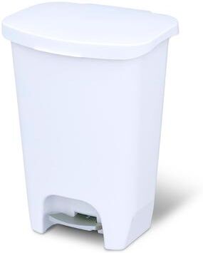 GLAD™ Glad White Step-on Plastic Trash Can