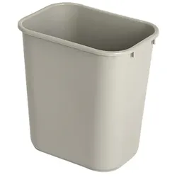 Mülleimer Rubbermaid Rechteckiger Abfallbehälter 26,6 L Grau grauer Mülleimer