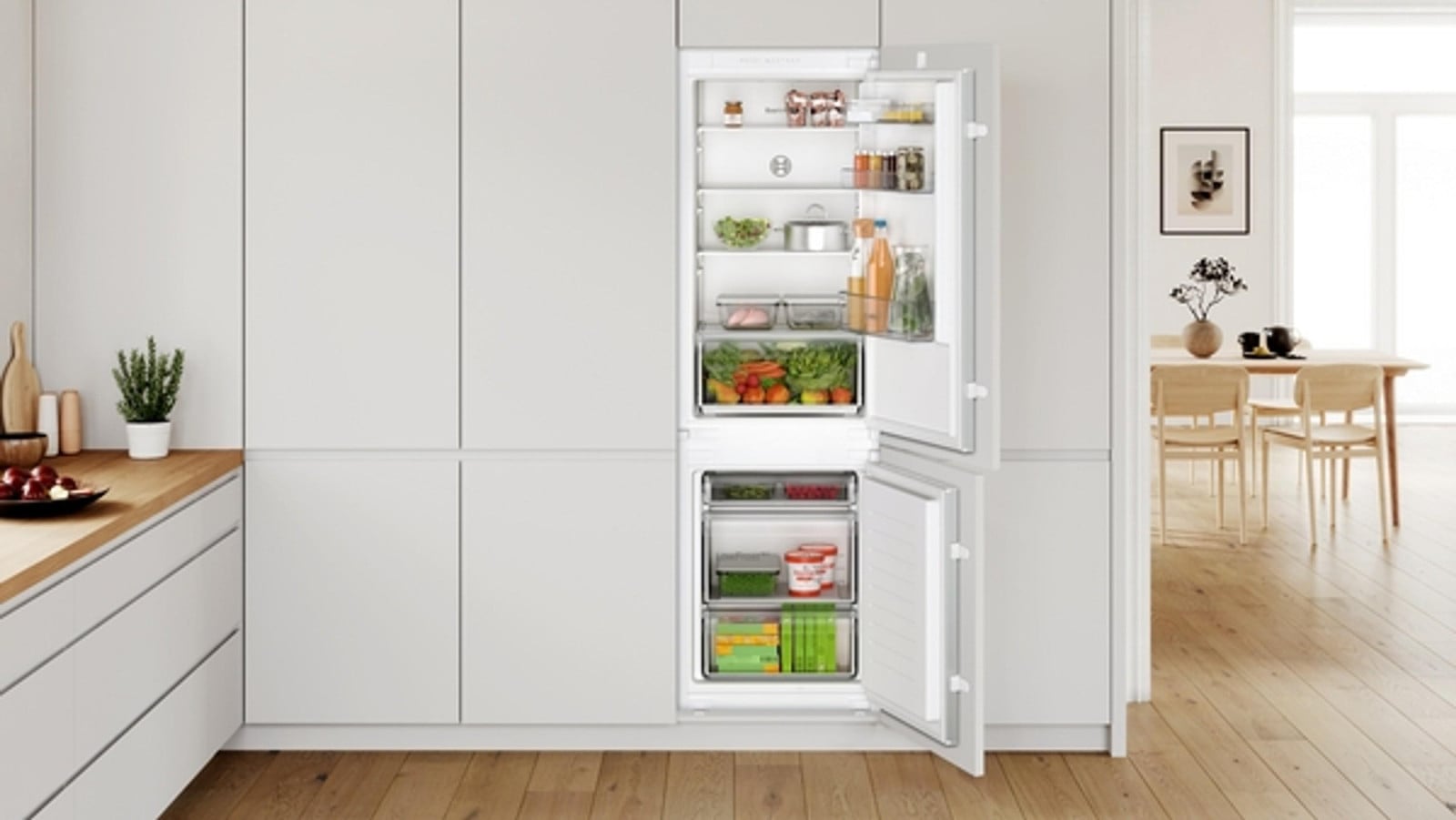 Bosch KIV86NSE0 Serie 2 Koel- en vriescombinatie