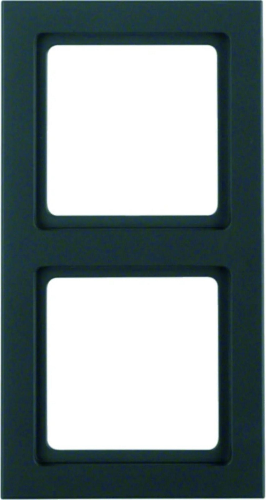 Hager Frame ant/fluweel dubbel 2-voudig antraciet 10126096