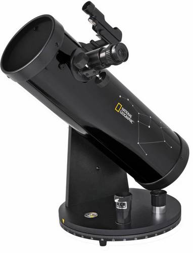 National Geographic 114/500 Dobson Spiegel-Teleskop Azimutal Dobson Vergrößerung 25 bis 167 x