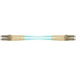 ACT 7 meter multimode 50/125 OM3 duplex armored fiber patch cable with LC connectors (7 m), Netzwerkkabel