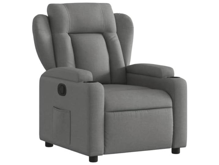 vidaXL Relaxsessel Dunkelgrau Stoff