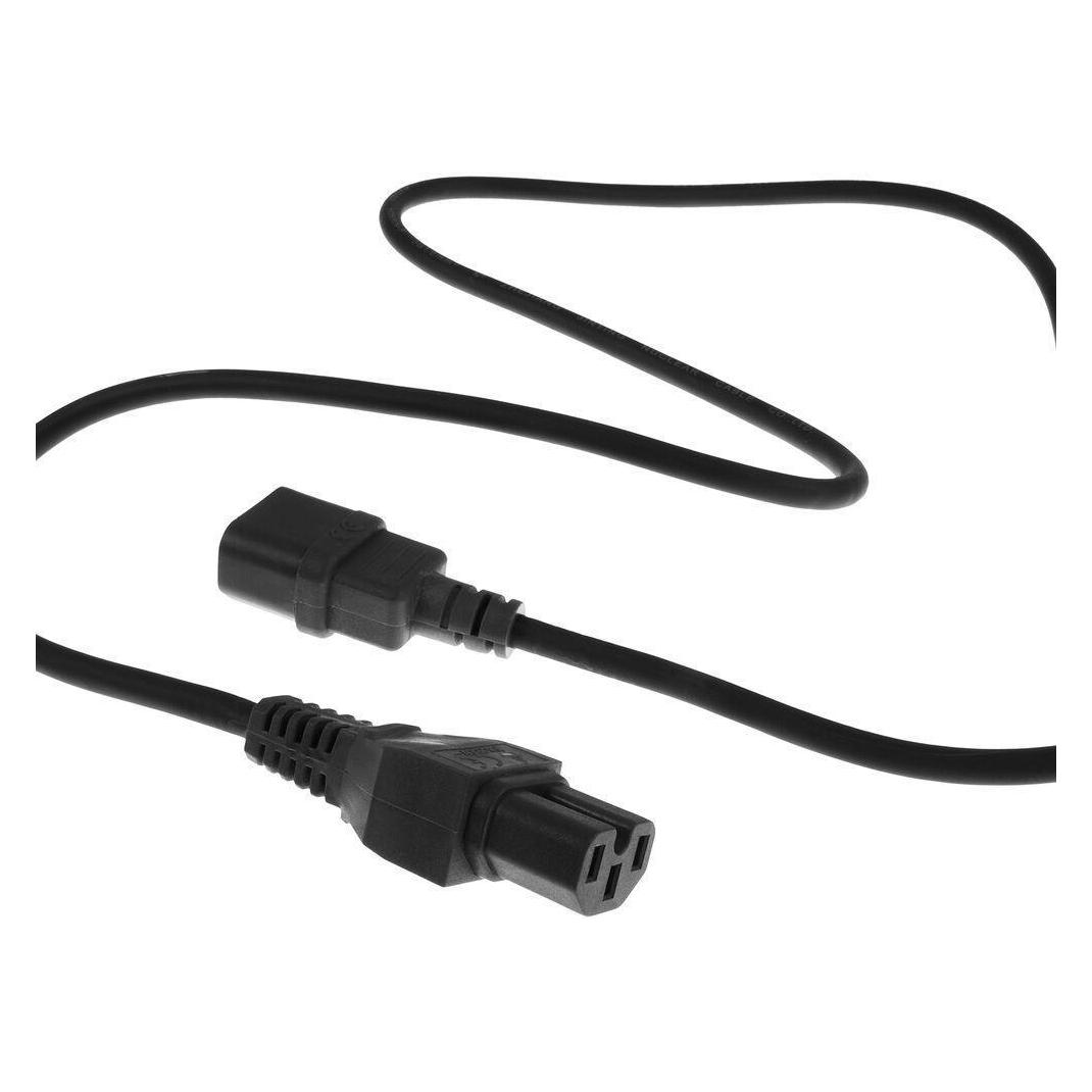 ACT Powercord C14 - C15 black 3 m (3 m) (AK5339)