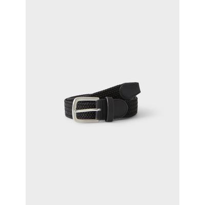 Flechtgürtel NAME IT "NKMSIECE BELT NOOS", Jungen, Gr. 55, schwarz, Web, Kunstfaser, unifarben mit Farbeinsatz, Gürtel