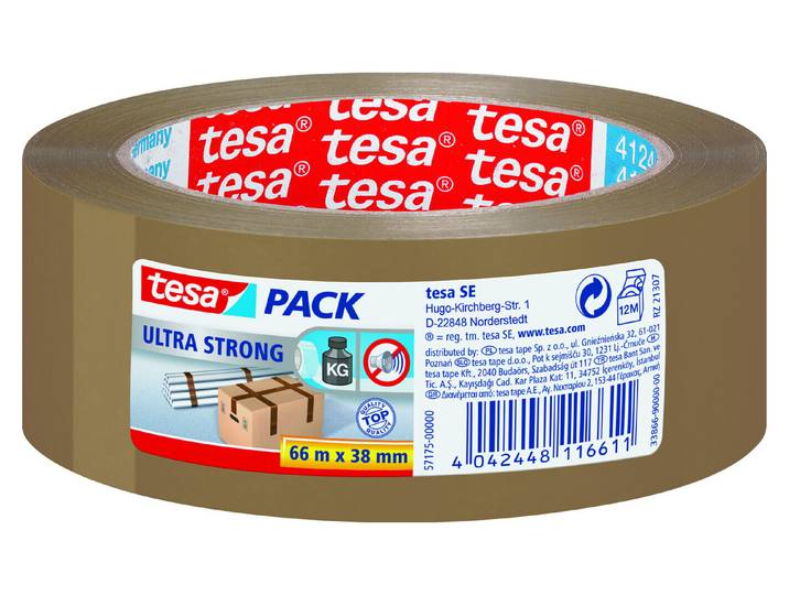 Tesa Verpackungsklebeband Tesapack Ultra Strong 66m x 38mm