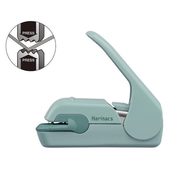 Kokuyo Klammerloses Heftgerät Harinacs blau-grün, 1 St. (5 Blätter) (SLN-MPH105GB)