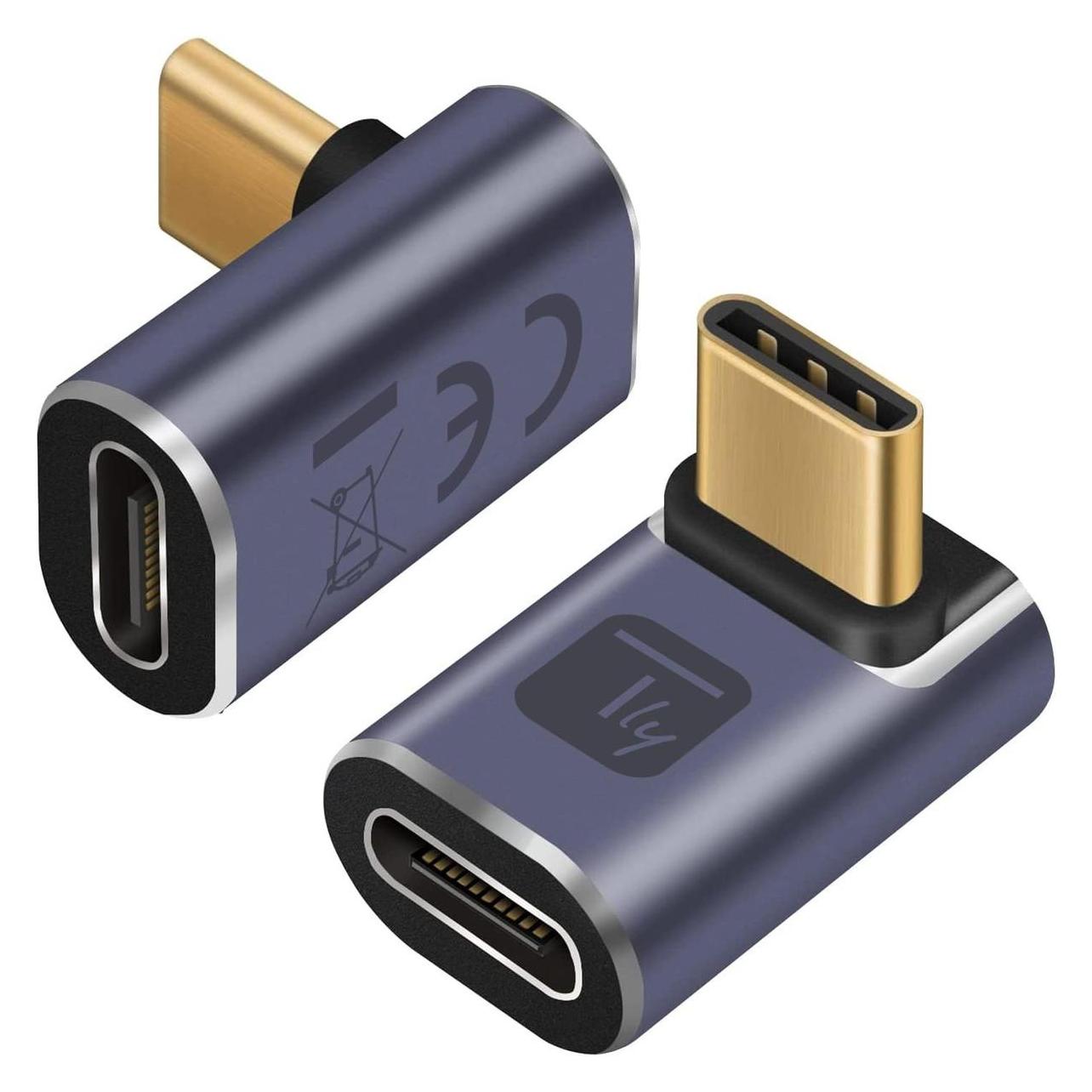 Techly EFB Adapter USB-C auf C USB4 40Gps (USB-C, USB-C) (IADAP-USB4C-40G)