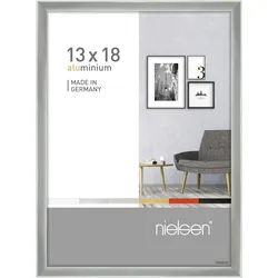 Nielsen Bilderrahmen Pixel Aluminium Silber / 13 x 18