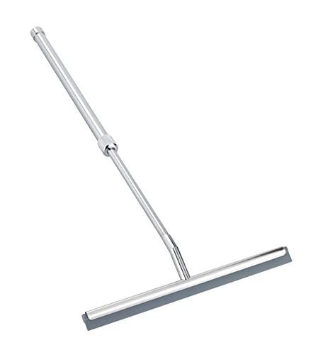 Wenko Badkamerwisser met uitschuifbare steel, Zilver