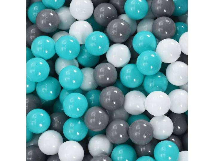 vidaXL Spielball Bälle für Bällebad 1000 Stk. Mehrfarbig (1000-St)