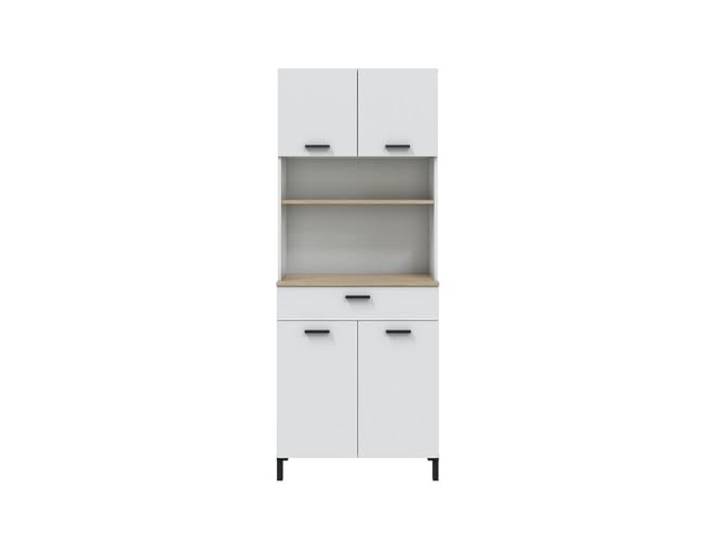 Mikrowellenumbauschrank >KIRA< Der Mikrowellenumbauschrank KIRA bietet optimalen Stauraum in modernem Design. Zerlegt geliefert, ist er einfach zu montieren und perfekt für Ihre Küche geeignet.
