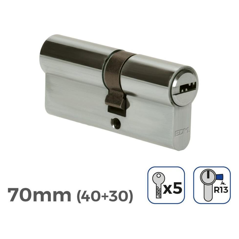 EDM Product Zylinder 85181 R13 Nickel Schliessbart Kurz Europäisch (45270827)