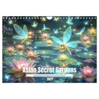 Asian Secret Garden (Wandkalender 2027 DIN A4 quer), CALVENDO Monatskalender
