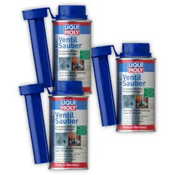 3x Additiv LIQUI MOLY 1014 Ventil Sauber Zusatz Reiniger Benzin Kraftstoff Öl 150ml
