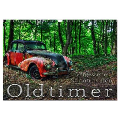 Oldtimer - Vergessene Schönheiten (Wandkalender 2026 DIN A3 quer), CALVENDO Monatskalender