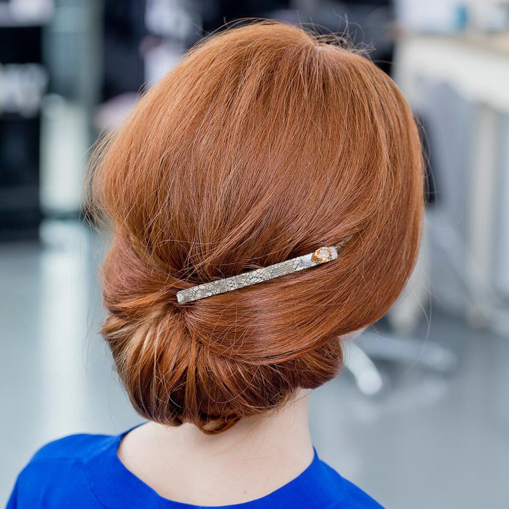 DONDELLA Hair Clip Beige Lace