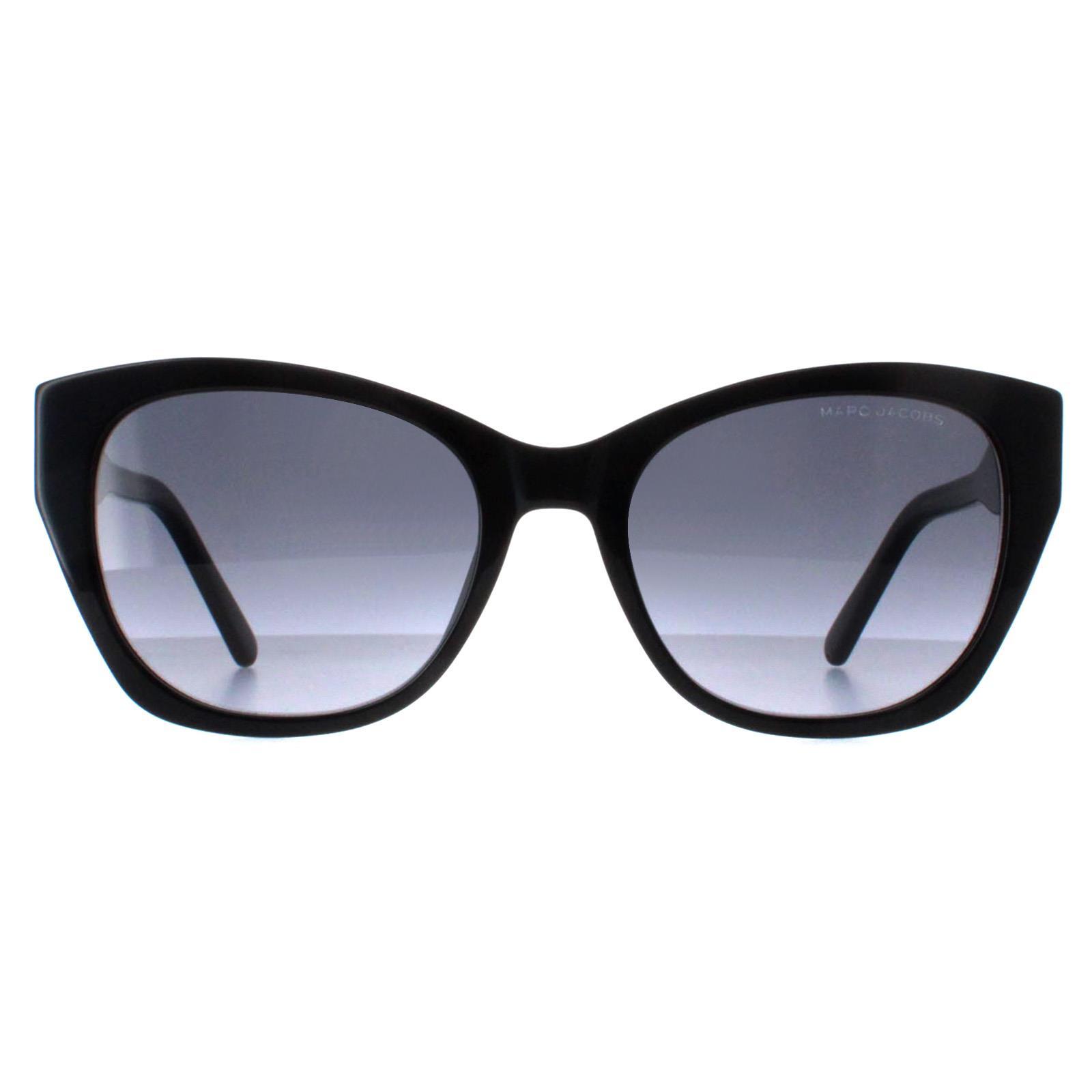 Marc Jacobs MARC 732/S 807 9O glanzend zwart donkergrijs gradiÃ«nt zonnebril
