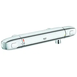 GROHE Thermostatarmatur Grohtherm 1000 34817_3 mit Brausegarnitur 600mm chrom, 34817003 34817003