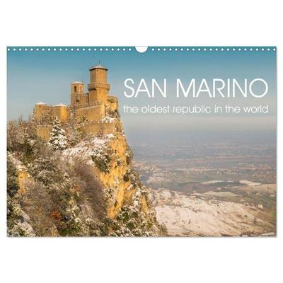 San Marino The oldest Republic in the world (Wall Calendar 2027 DIN A3 landscape), CALVENDO 12 Month Wall Calendar