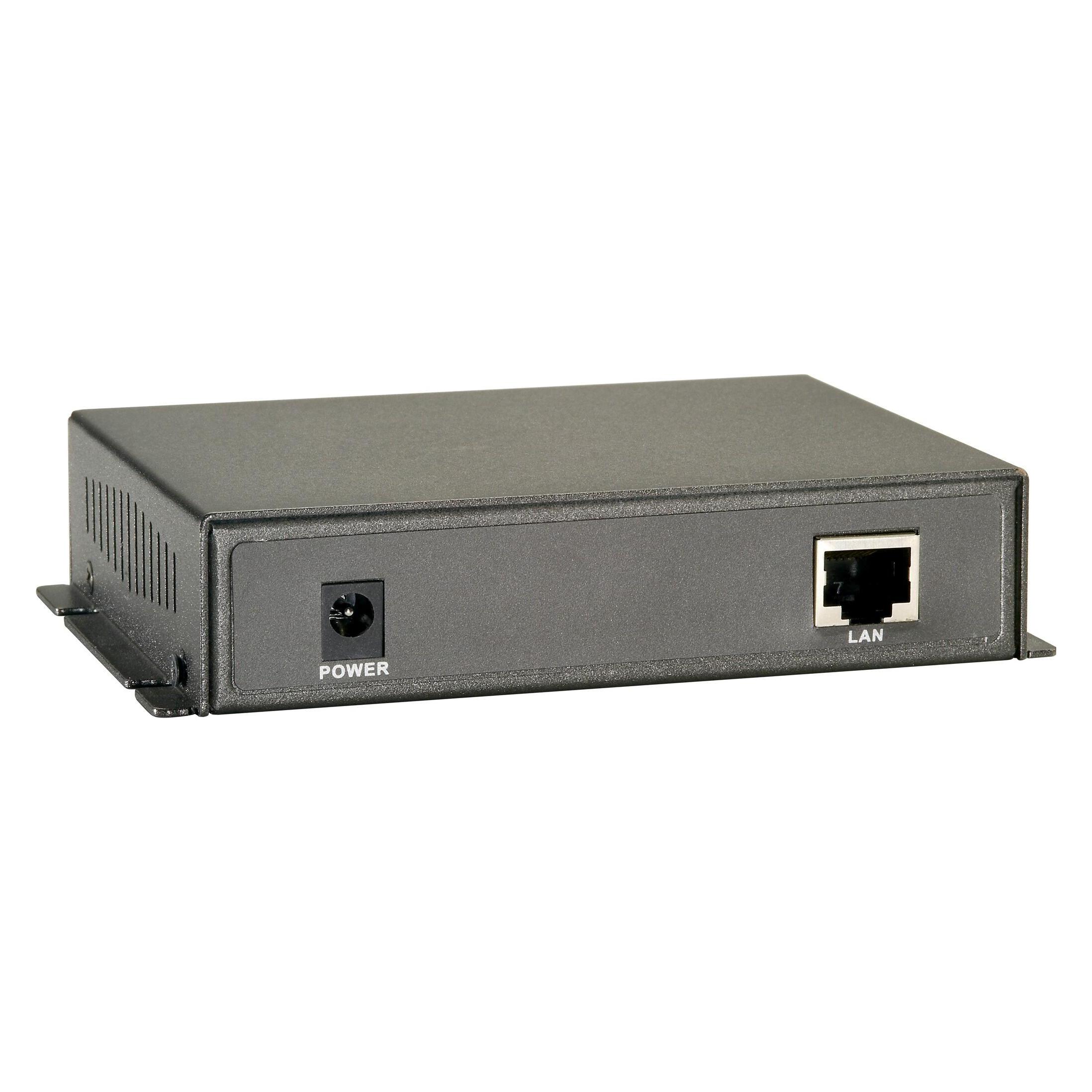 LevelOne PFE-1101T PoE Extender over Hybrid Fiber, Transmitter, 120W (PFE-1101T)