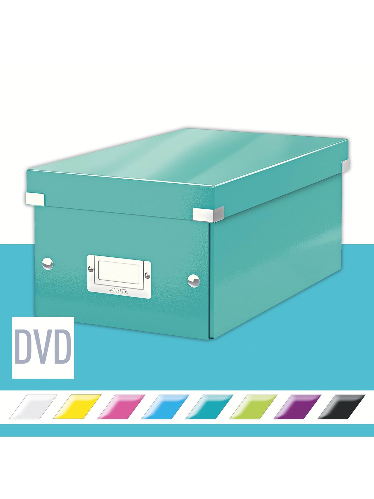Leitz Click & Store WOW DVD Aufbewahrungsbox Eisblau