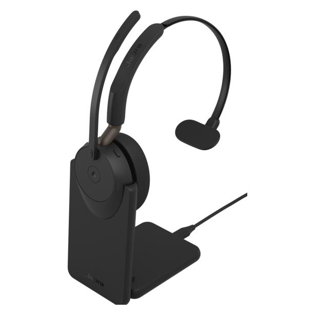 Jabra Evolve3 65 UC Mono + Ladestation (Kabellos, USB-C, Unify) (36599-889-889)