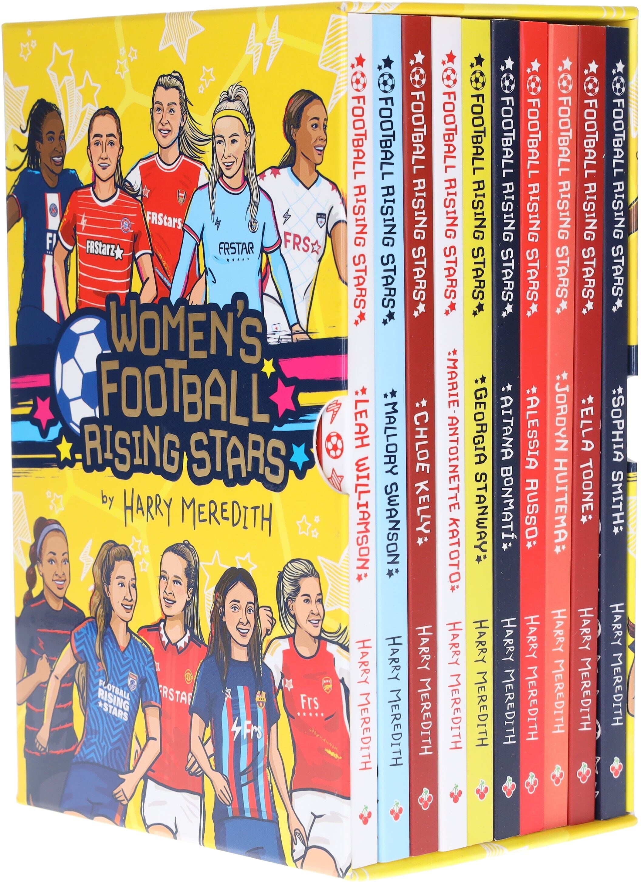 Women's Football Rising Stars By Harry Meredith: 10 Books Collection Box Set - Ages 7-9 - Paperback Sweet Cherry Publishing