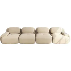 4-SITZER SOFA Modulares Boneless Cord Sofa Rahmenlos