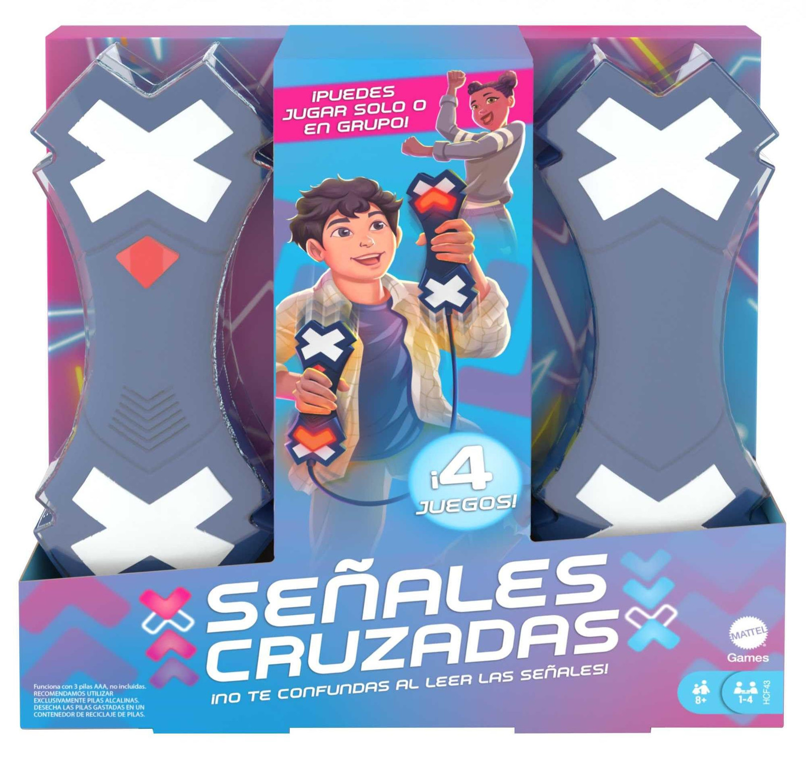 Mattel Games Crossed Signals Bordspel Partygame voor 8 jaar en ouder