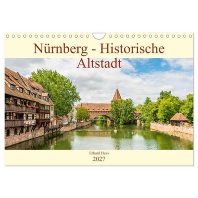 Nürnberg - Historische Altstadt (Wandkalender 2027 DIN A4 quer), CALVENDO Monatskalender