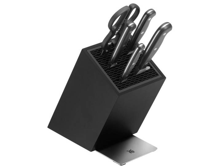 WMF Messer-Set Spitzenklasse Plus (Messerblock mit Messerset, 6-tlg., geschmiedet), Made in Germany