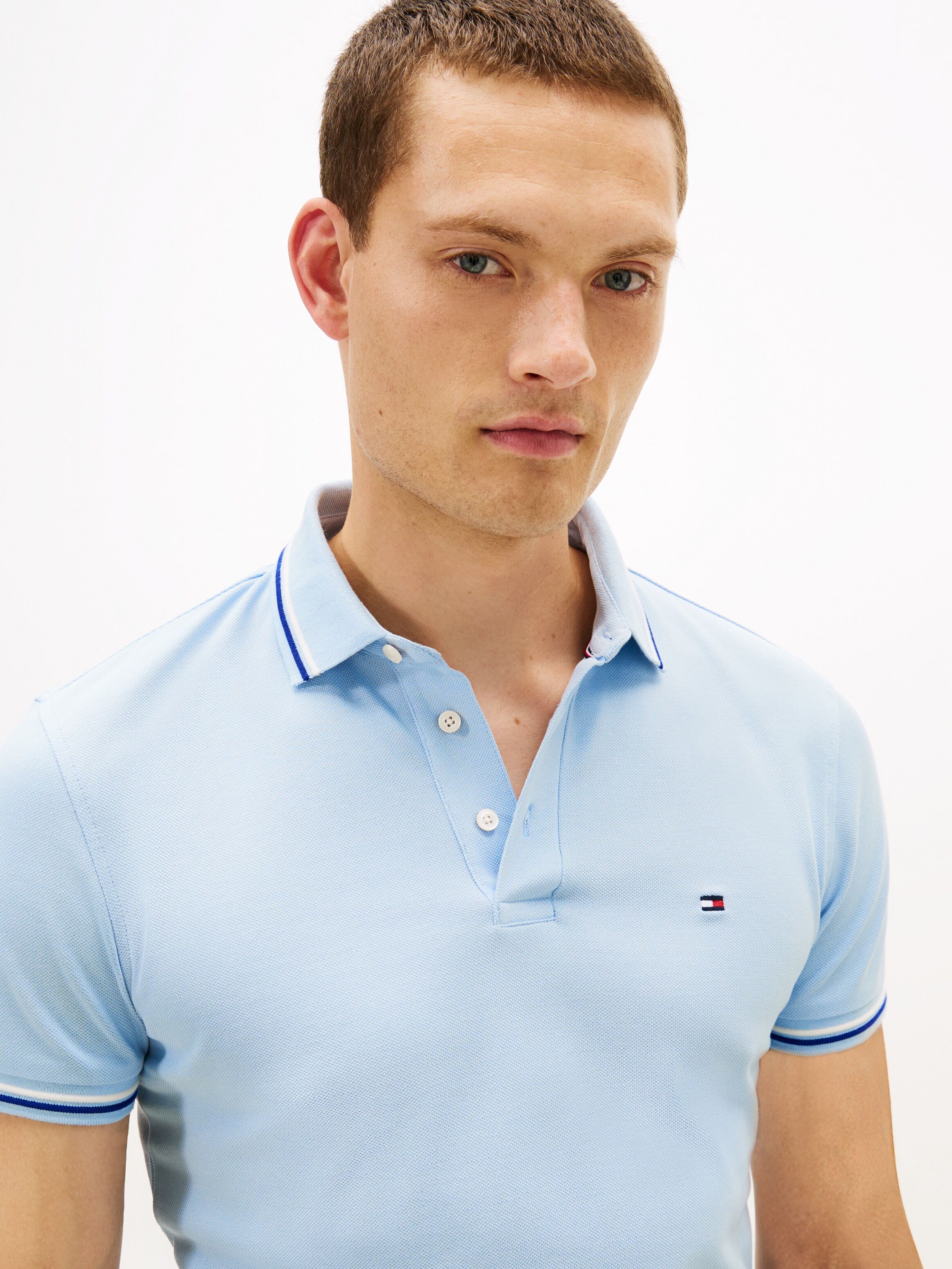Tommy Hilfiger "TOMMY TIPPED SLIM POLO"
