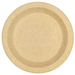 Greenuso MONOUSO - Pappteller Rund Fettdicht Kraft Ø18cm 245g/m2 (50 Stück)