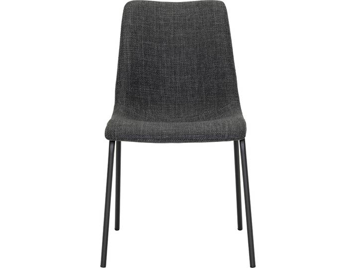 Stilvoller Stuhl Sabia Stoff, Metall grau - Material: Stoff/Metall - Stuhl