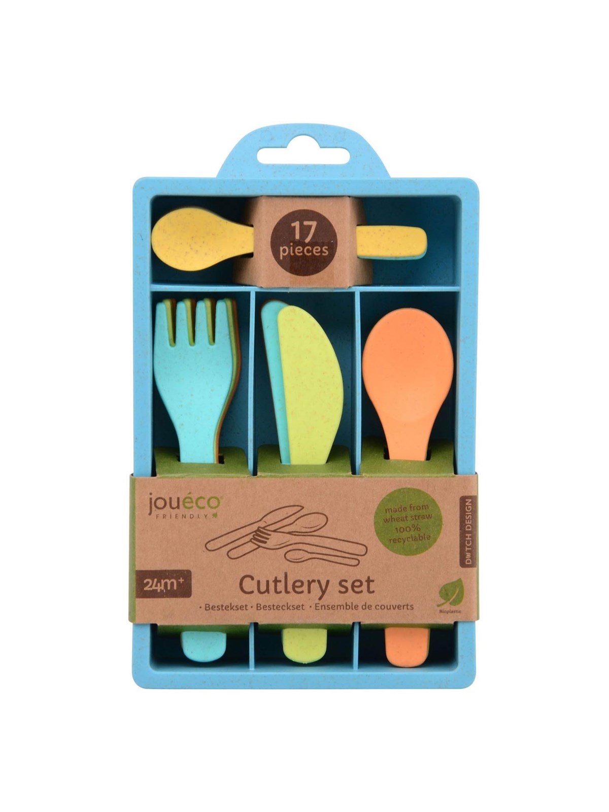 Jouéco Bio Cutlery Set 17 pieces.