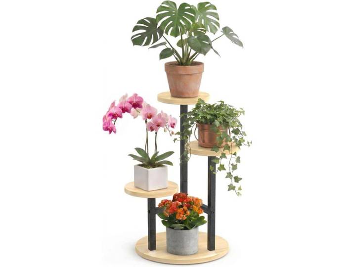 Support Plantes Interieur Etagere Plantes Interieur 3 Niveaux Pour Pot Plante/Monstera Plante/Pot De Fleur Balcon Decoration Salon