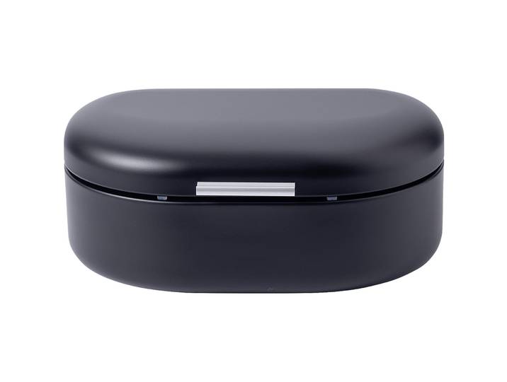 Brotkasten Vivi schwarz matt Karbon T 24 cm - Material: Karbon / Aluminium / Silikon