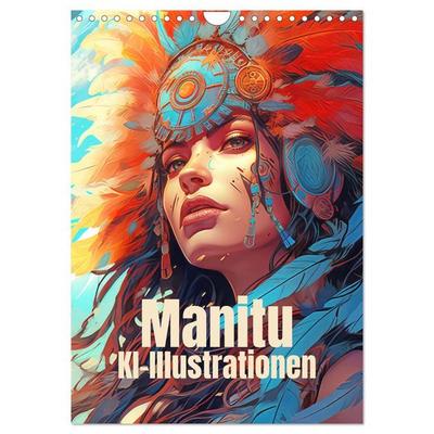 Manitu - KI-Illustrationen (Wandkalender 2026 DIN A4 hoch), CALVENDO Monatskalender